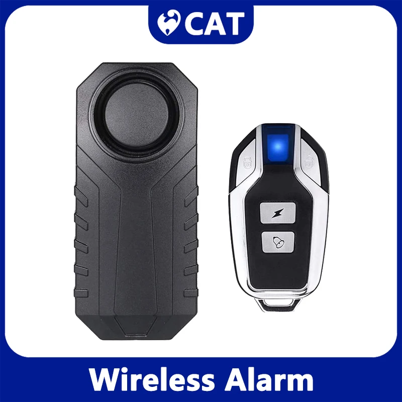 

Wireless Remote Control Bike Alarm Electric Bicycle Motorcycle Security Waterproof Anti Lost Remind Vibration Alarm Sensor New