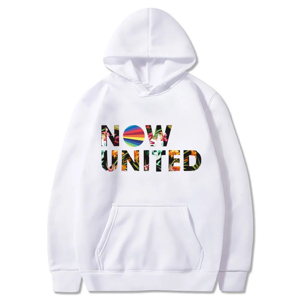 

Men Women Better Now United Lyrics Pullover Unisex Harajuku Tracksui Now United - Better Album Hoodie Sweatshirts