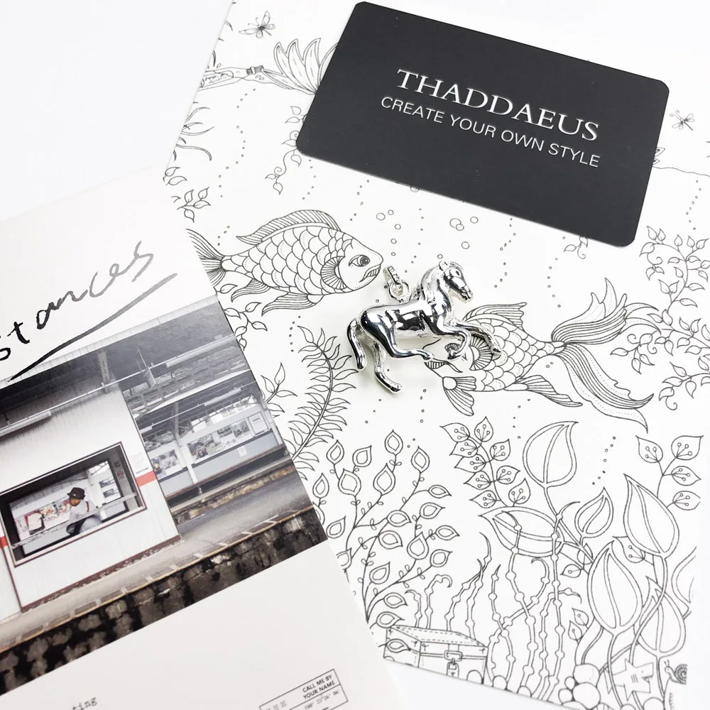 Кулон с белой лошадью 2019 новые модные ювелирные изделия в Европейском стиле