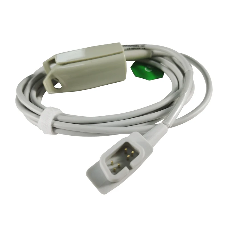 

Reusable Adult Finger Clip SpO2 Sensor 6 Pin for CSI 511SD VitalCheck 4400 503DX Patient Monitor Digital Output SpO2 Probe