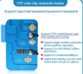 7 7Plus chip Логика/baseband чип для чтения сохранение горения инструмент с JC PRO 1000S IC icloud Ремонт для iphone 4S до X - Цвет: 7 7Plus chip