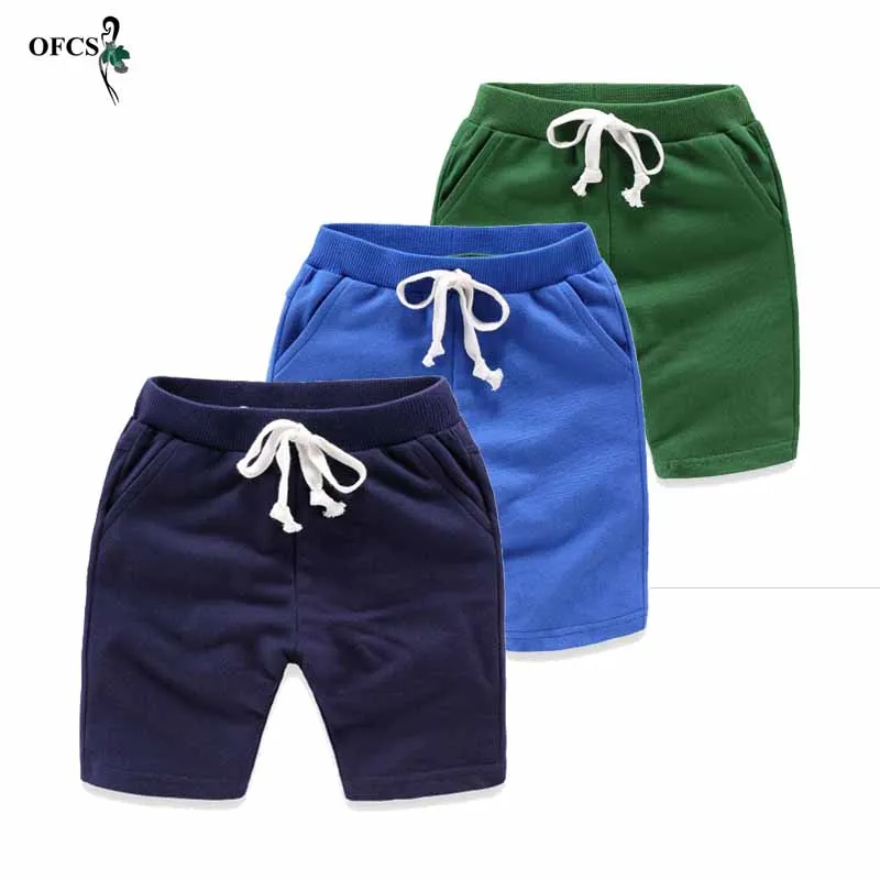 Однотонные детские брюки 8 цветов для маленьких мальчиков и девочек летние