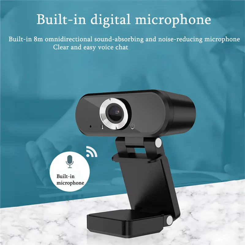 

HD 1080P веб-камера с автофокусом для телефона с микрофоном и фото для прямой трансляции видеозвонков и конференц-связи