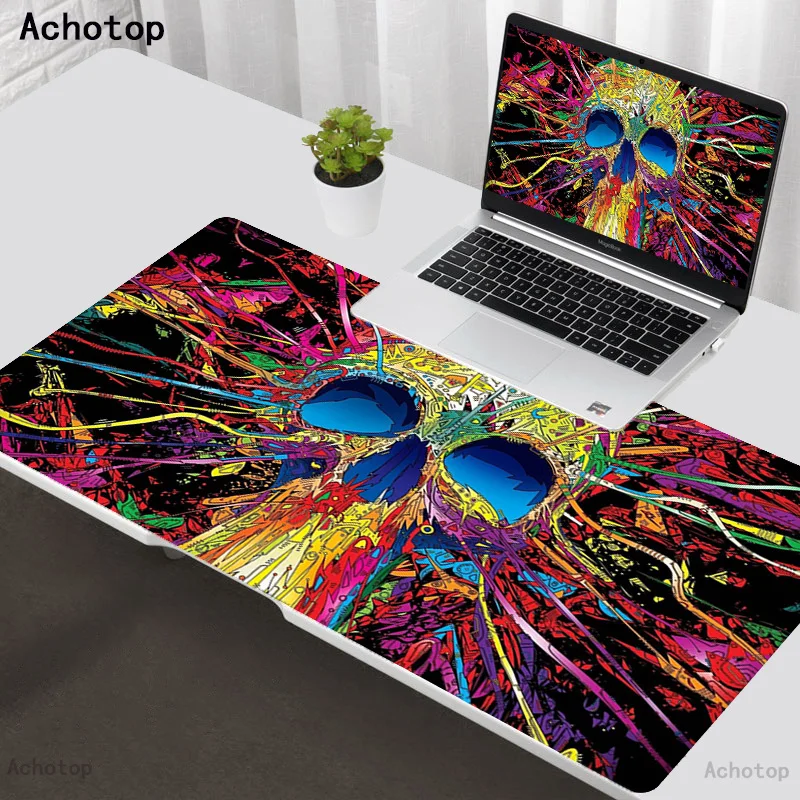 

Psychedelic Art Large Size Gaming Mouse Pad Mat Grande for Graffiti Gamer XXL Computer Mousepad Game for Csgo Muismat PC 90x40