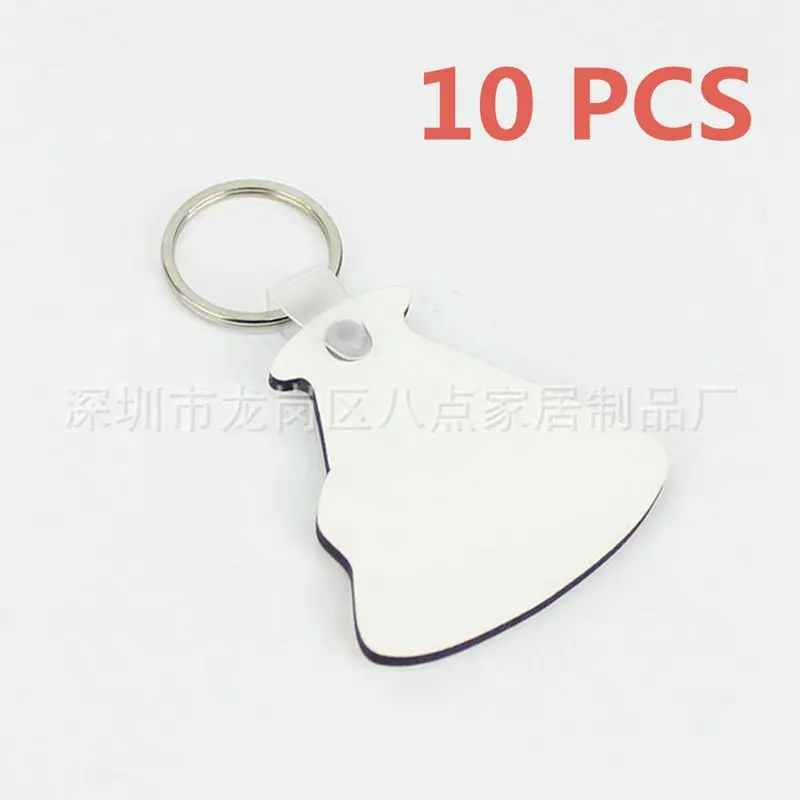 10 шт. односторонняя цепочка для ключей полуготовый продукт термопустая пластина