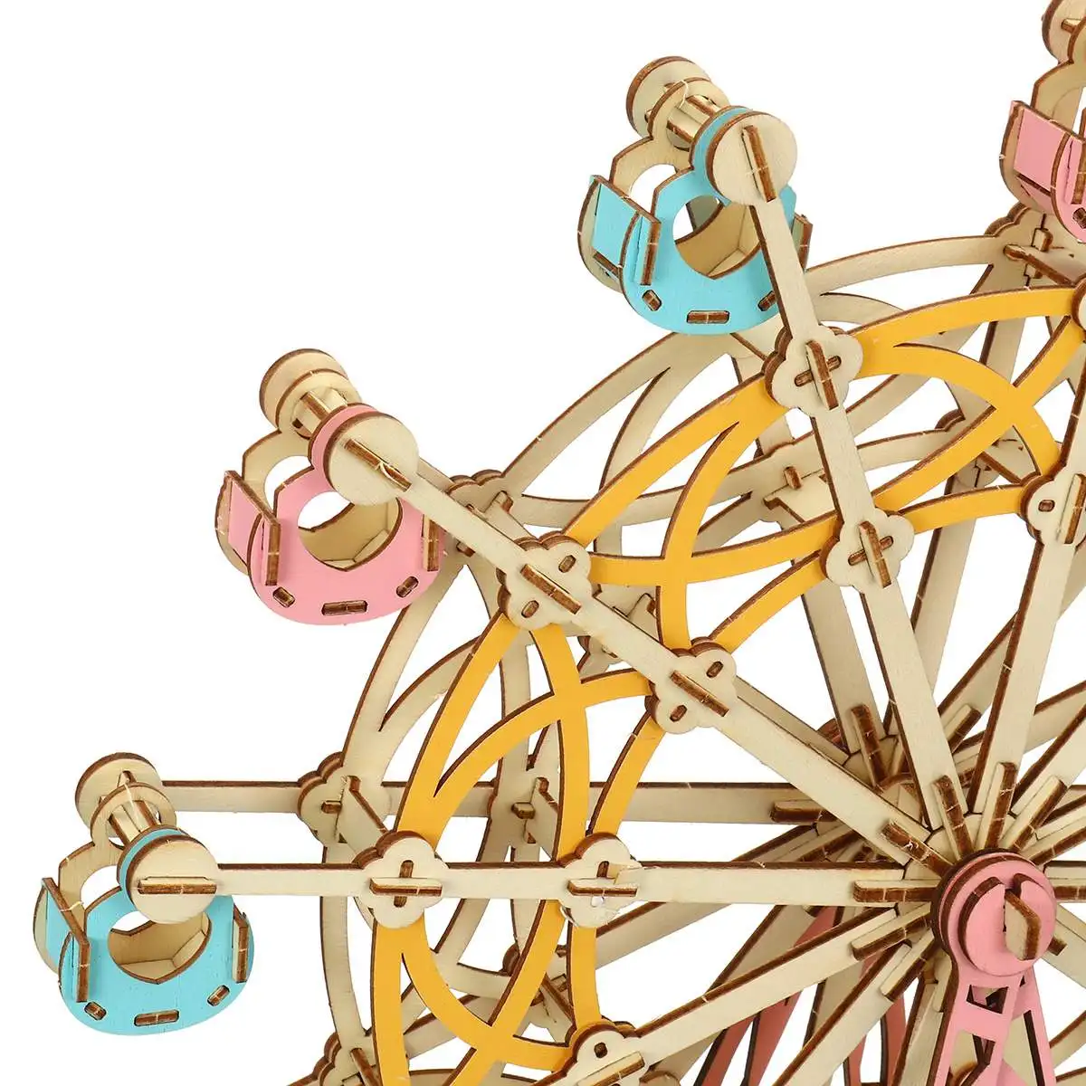 

3D Wooden Puzzle Game Laser Cutting Dream Ferris Wheel Three-dimensional DIY Educational Jigsaw Puzzle Toy