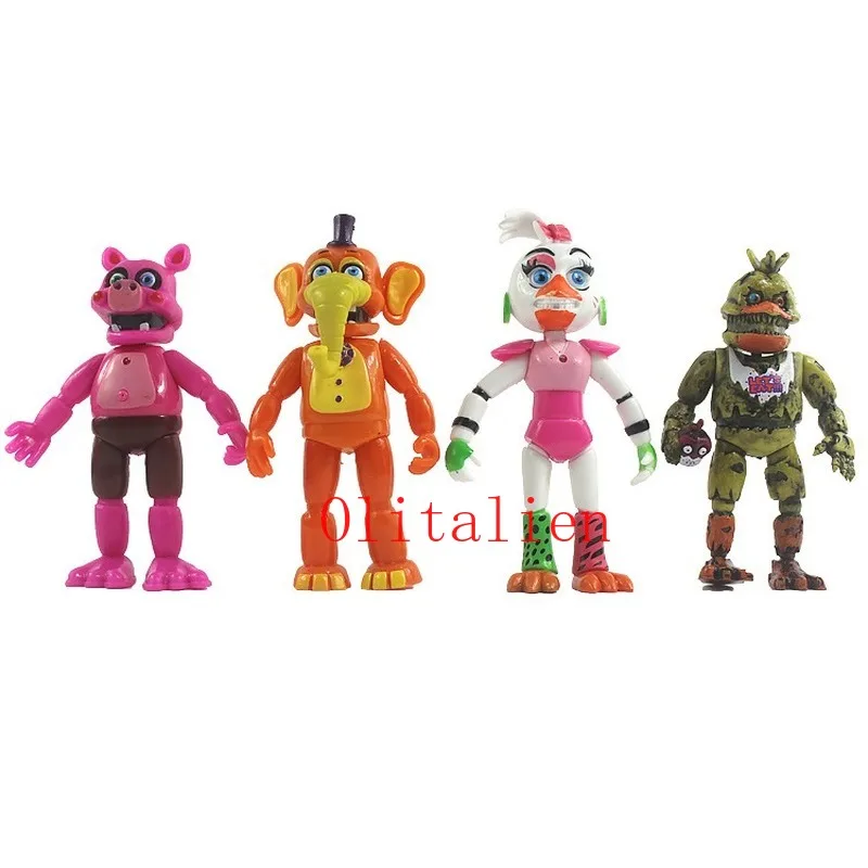 Оливиан 8 шт./компл. полночная игрушка медведь безопасности брейк вер светильник