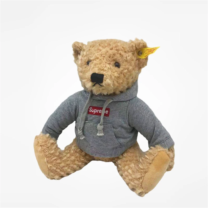 Плюшевый медведь в свитере модная Фирменная кукла с капюшоном виде медведя |