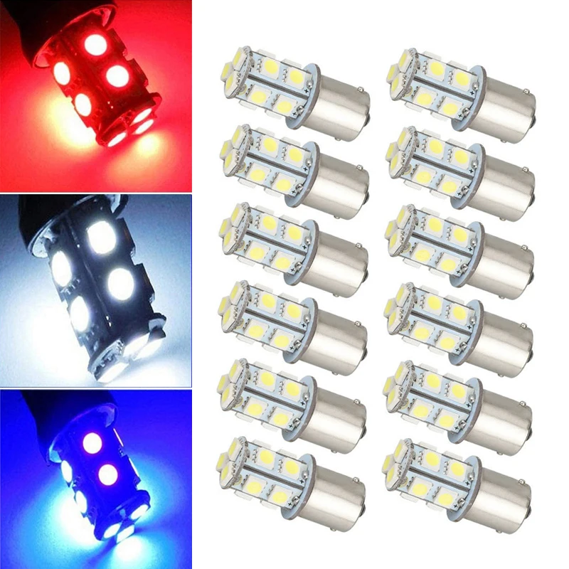 S25 1156 BA15S P21W 13SMD R5W R10W 1141 Автомобильная Поворотная сигнальная лампа стояночный