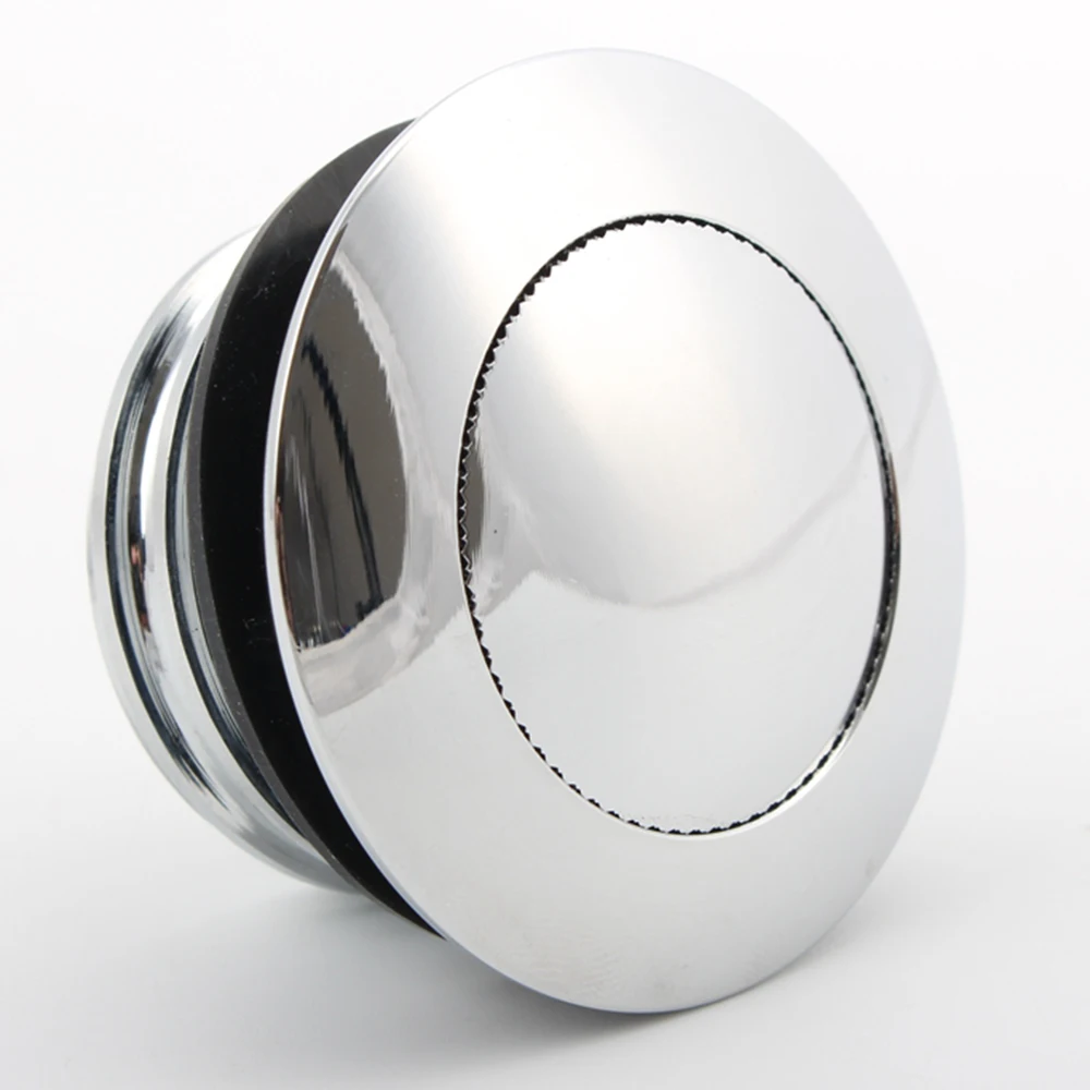 

Motorcycle Chrome Fuel Oil Tank Gas Cap Screw-In Mount Cover Pop UP For Harley Sportster Softail Dyna Glide 1982-2010