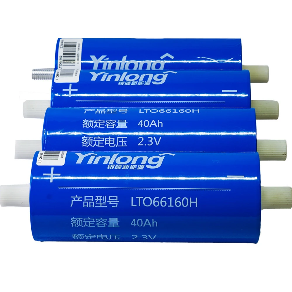 12 шт. 2 3 V 40AH 45AH YINLONG LTO 66160 литиевая Батарея сотовый 4 v 10C 400A для детей возрастом от 12v