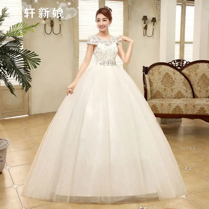 Бесплатная доставка красное свадебное платье 2019 белого размера плюс кружевное