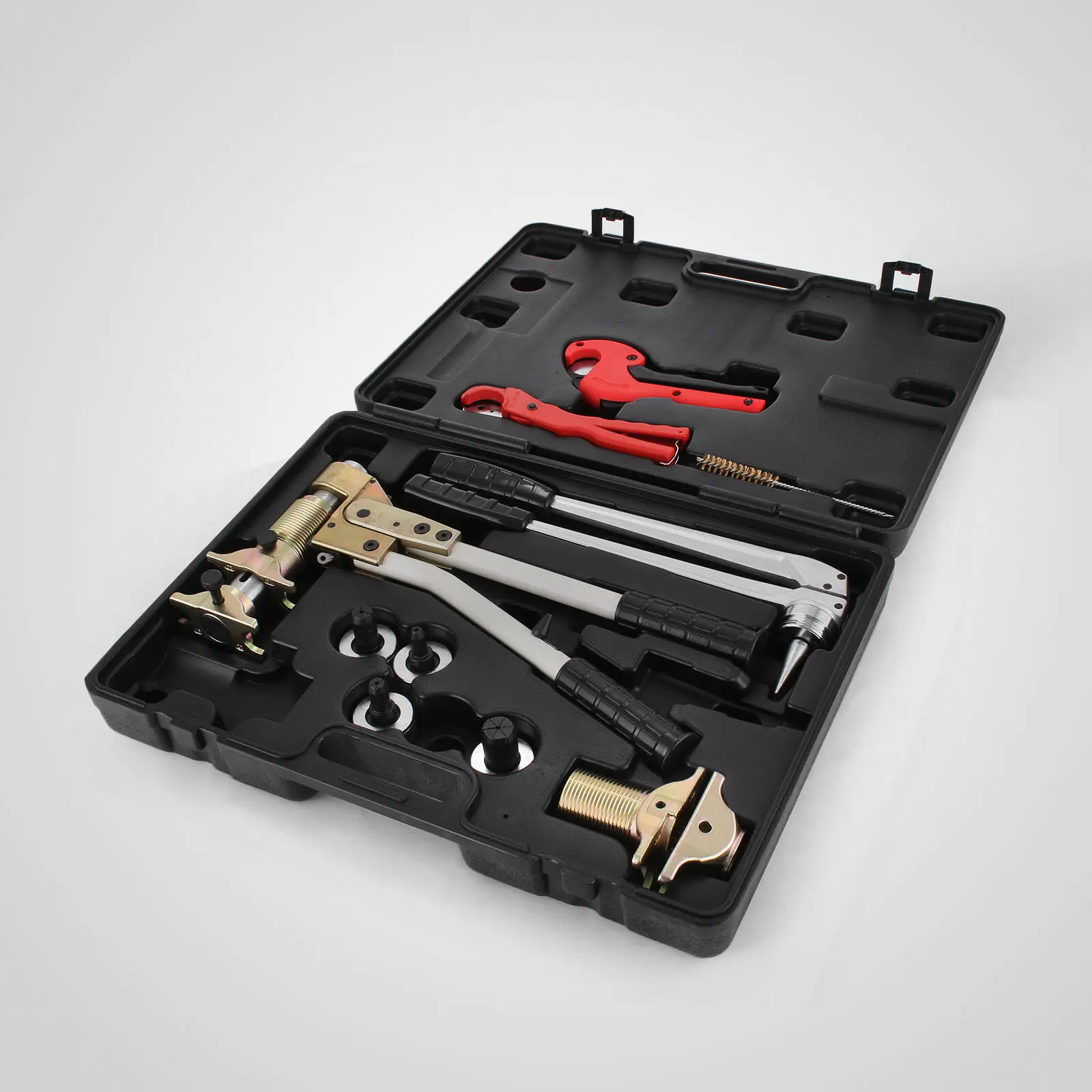 

Manual Rehau Pex Pipe Sleeve Expander Press Plumbing Tool Kit 16 - 32 mm