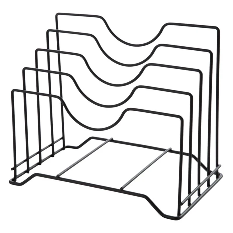 

Kitchen Shelf Pan Rack Cutting Board Holder Storage Pot Lid Organizer Stand Dish Stand Home Storage Cocina Dropshipping