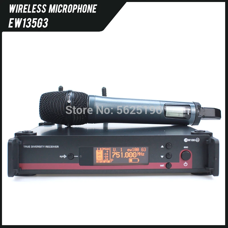 Хит продаж Беспроводная микрофонная система EW135g3 EW100 G3 с ручным микрофоном E835 EW135