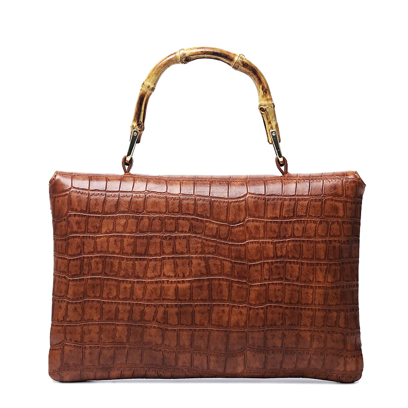 Модная новинка 2020 горячая Распродажа повседневная сумка с бамбуковой ручкой