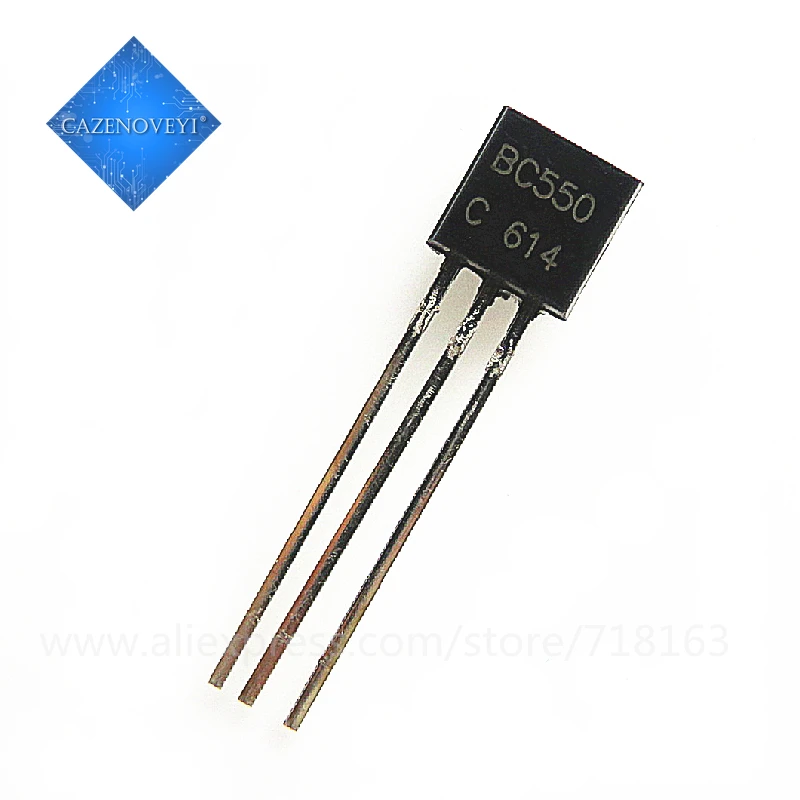 

100pcs/lot BC550C BC550 550C TO-92 In Stock