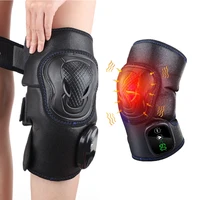 1 pc electric heating therapy knee massager relieve arthritis pain knee joint brace support vibration knee massage healthy care