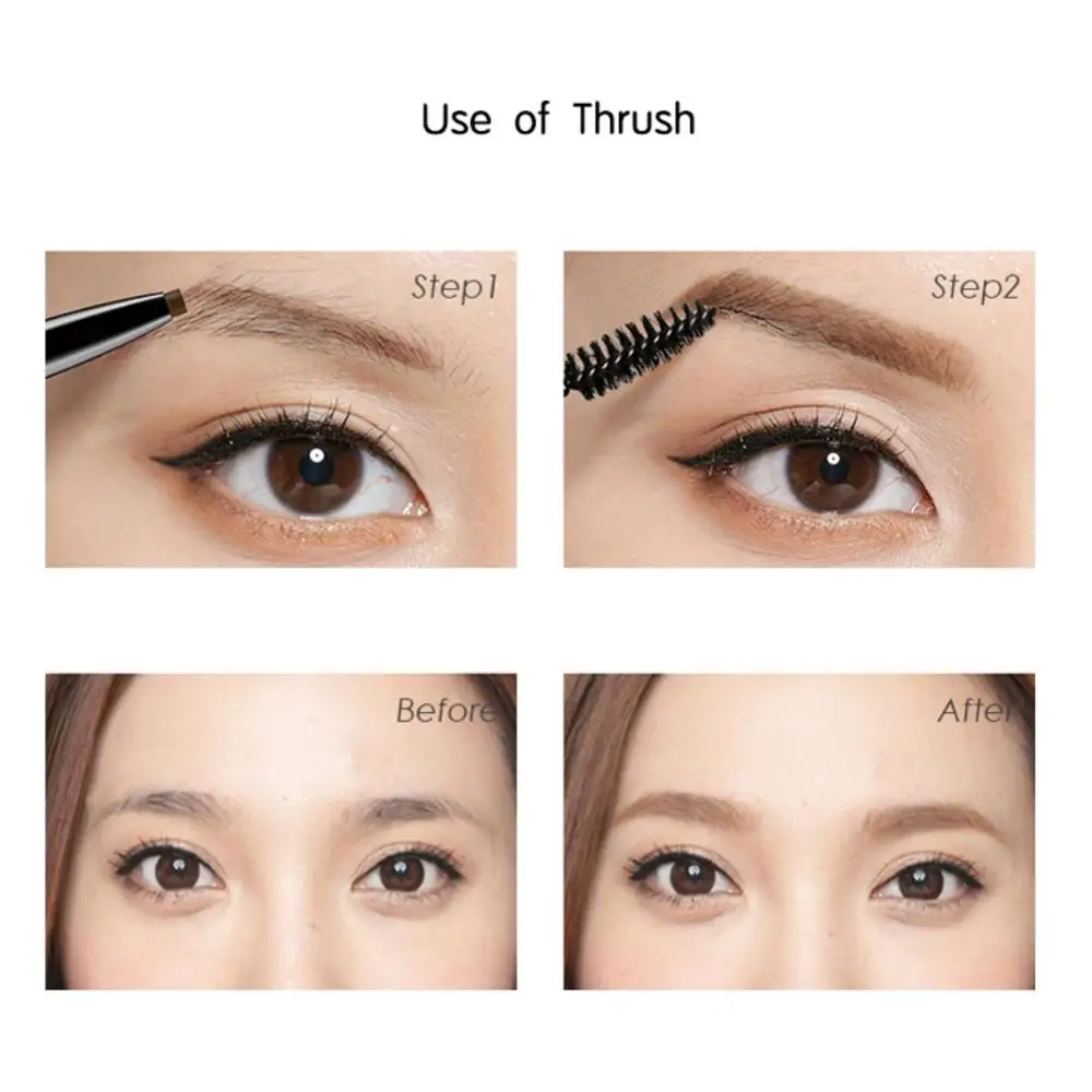 2 в 1 с нарезкой на обоих концах для губ подводка карандаш бровей