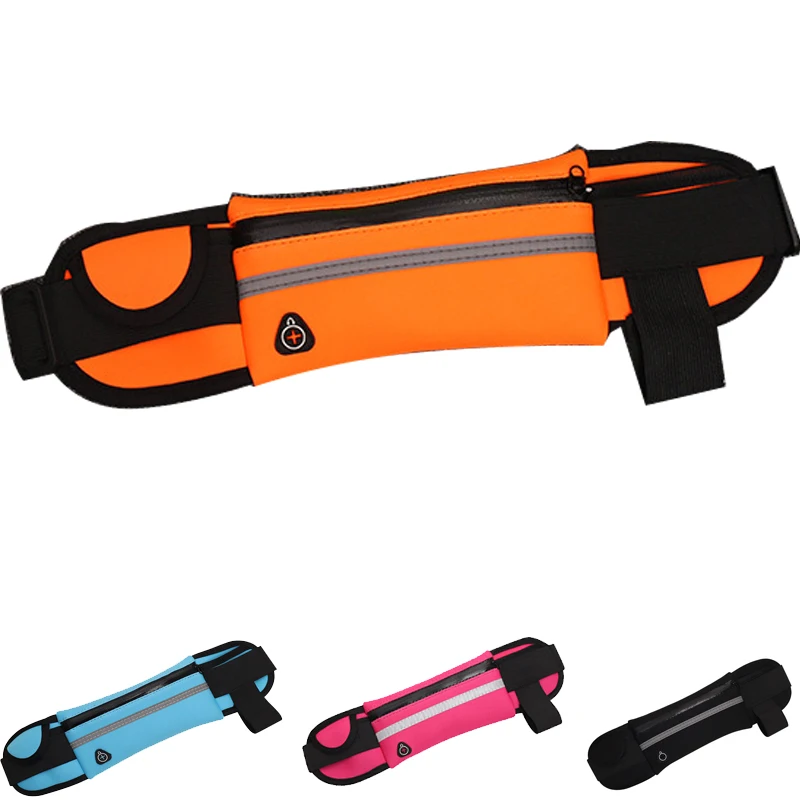 Поясная Сумка для бега вместительный спортивный ранец улицы материал дайвинга