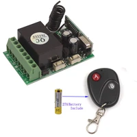 dc 12v 2ch relay remote switch button contact wireless switch 10a smart home 315433mhz 2ch 2 times learning code