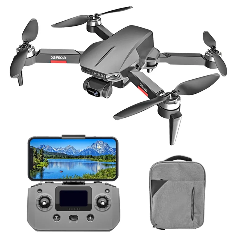 

5G Wifi FPV GPS 4K камера Радиоуправляемый Дрон 1200 м дистанционное управление 3-осевой карданный штатив