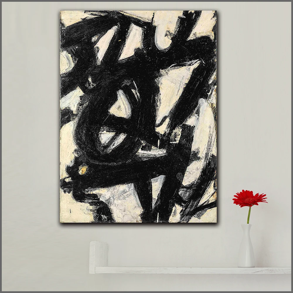 

Large Size Painting franz kline composition Oil Painting Art Home Decor Living Room Modern Canvas Paintings No Framed