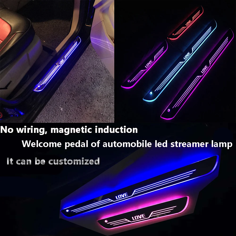 Подвижная светодиодсветодиодный приветственная педаль с питанием от USB