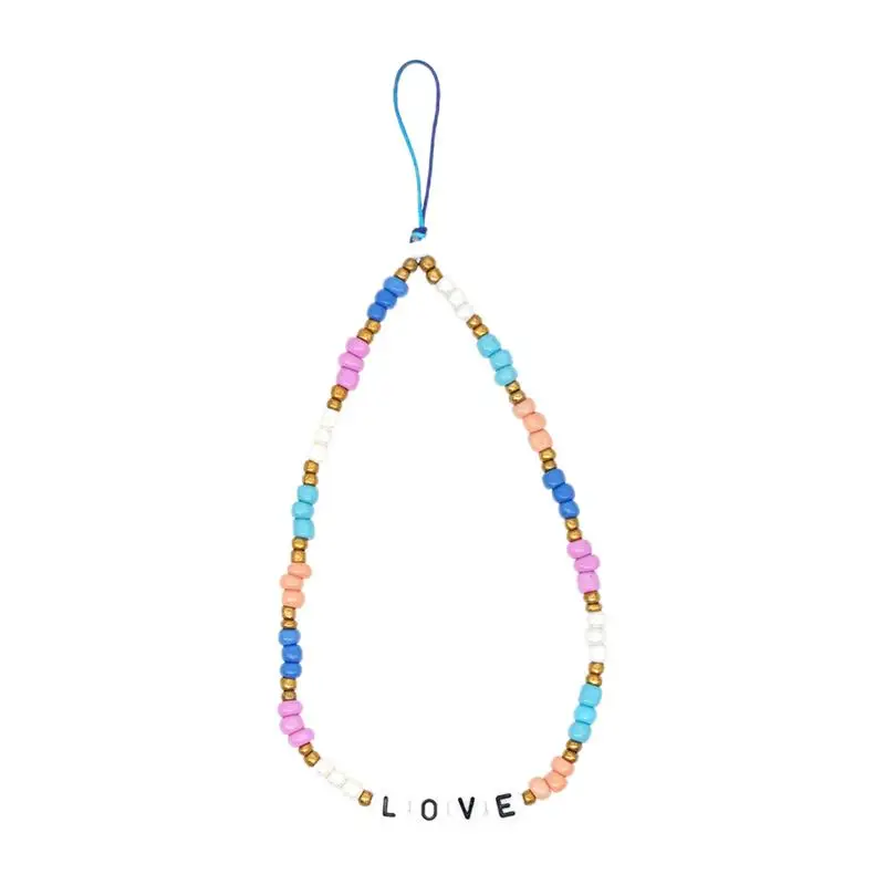 

1pc Creative Colorful Phone Lanyard Exquisite Decorative Phone Hanging Strap