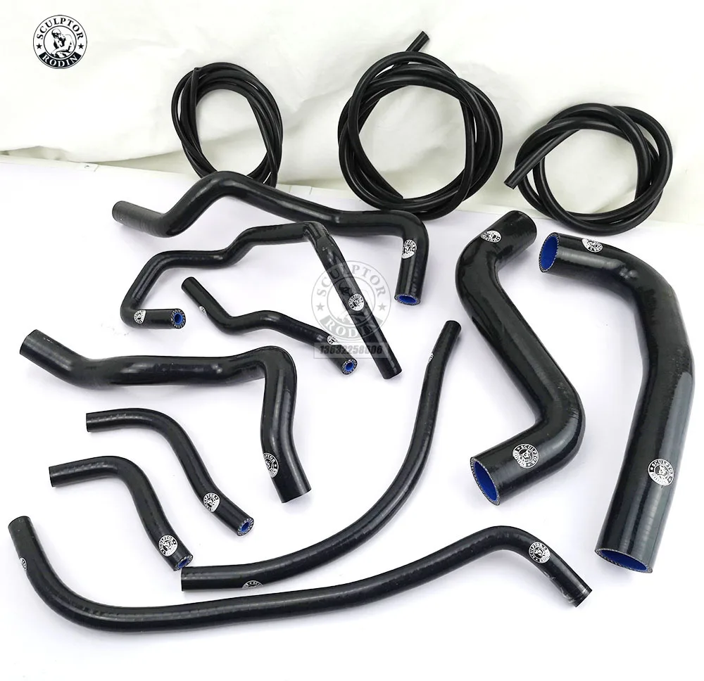 Комплект силиконовых шлангов радиатора Fit + комплект вакуумных для TOYOTA Vios 1 5 2004- (10