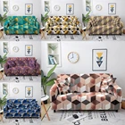 Эластичные Чехлы для дивана с геометрическим рисунком для гостиной, современный секционный чехол для углового дивана, чехлы для дивана, защита для дивана на 1-4 места