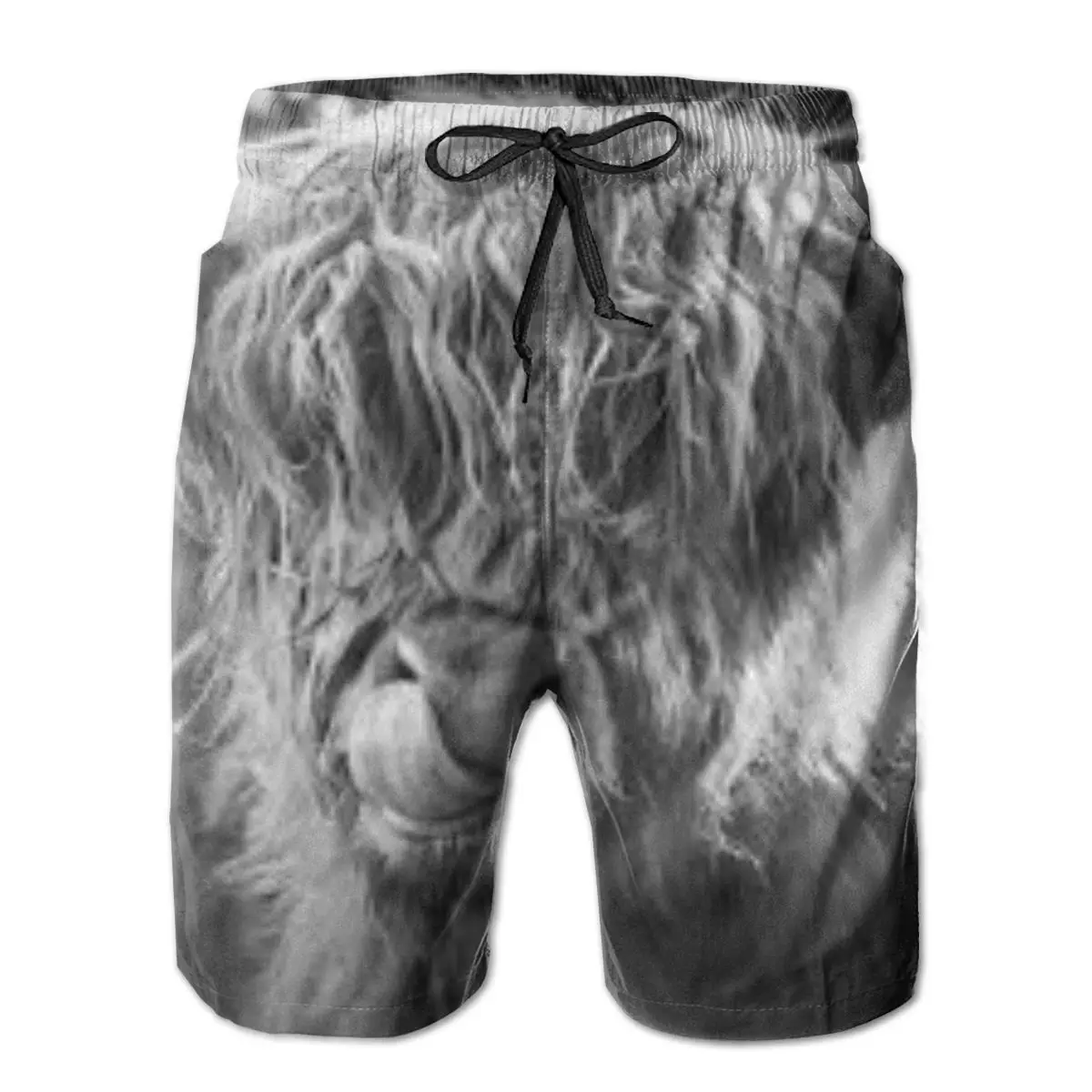 

Cow Men's Swim Trunks Quick Dry Beach Shorts