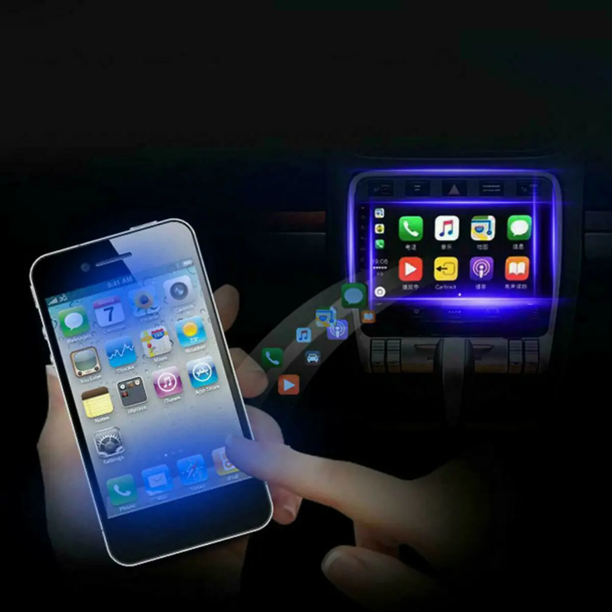 12V Smart Link USB ключ для Apple iOS CarPlay Android автомобильный навигационный плеер
