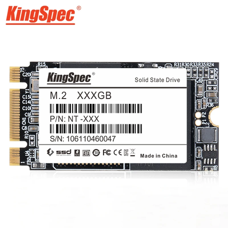 

Жесткий диск KingSpec 22*42 мм SSD M2 480 ГБ SATAIII 6 ГБ/сек. внутренний NT-480 дюйма 2242 М. 2 SSD HD для ноутбука/сервера/ультрабука/настольного компьютера