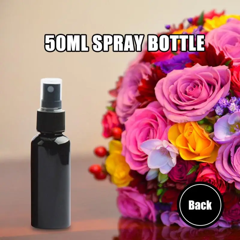 30/50/100ml Refillable Bottles Spray Bottle Mist ShoulderPlastic Fine Black White Empty Accessorie | Красота и здоровье
