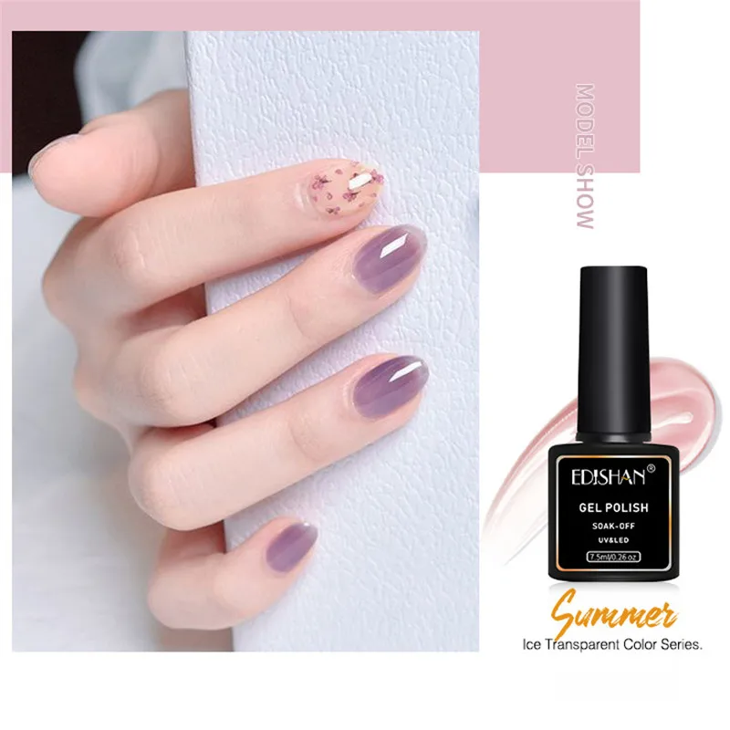 Гель-лак полупрозрачный для ногтей 7 5 мл 36 цветов | Красота и здоровье