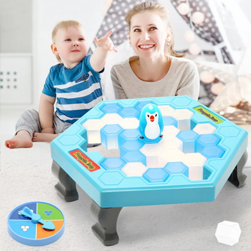 

1@#2021 Penguin Trap Activation Fun Game Interactive Ice Breaking Table Penguin Trap Entertainment Toy Children Family Fun Game