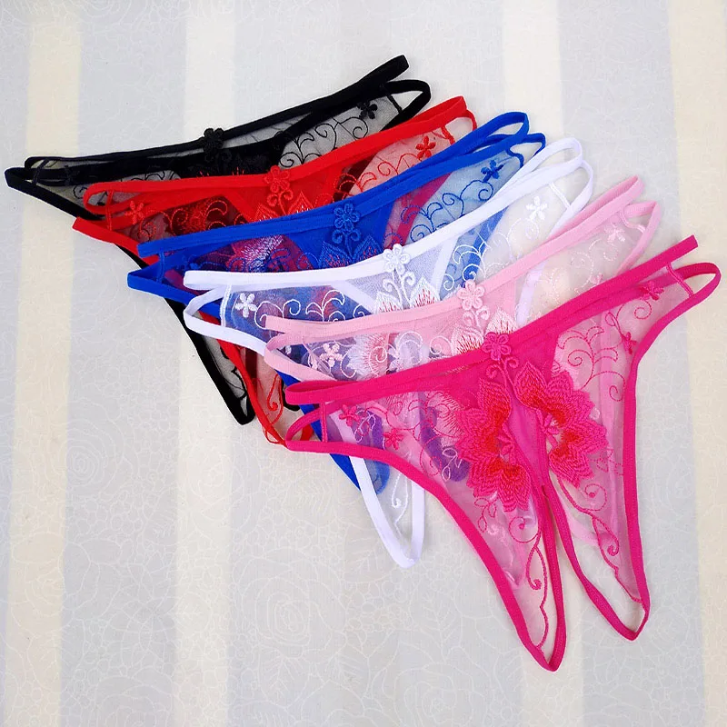 Мужские трусы с вышивкой сетчатые прозрачные цветочной сексуальное нижнее белье