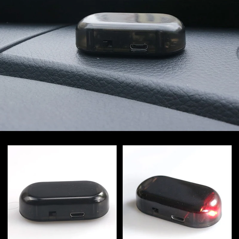 

1PCS Universal Automotive LED Solar Car Alarm Light for Mercedes-Benz Series-A B C E S G M ML GLK CLCLK CLS GL GLK R SL SLK SLS