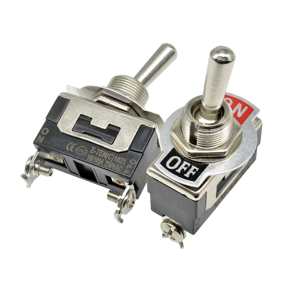 AC 250V 16A 2/3/4/6 Pin Mini автоматический переключатель DPDT ON-OFF-ON 2/3 медный серебристый