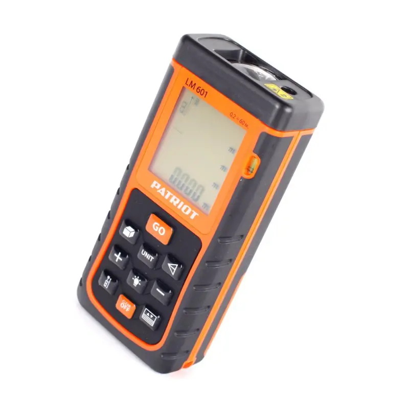 Дальномер лазерный PATRIOT LM601 (Дальность измерений 60м. класс лазера II защиты IP54) |