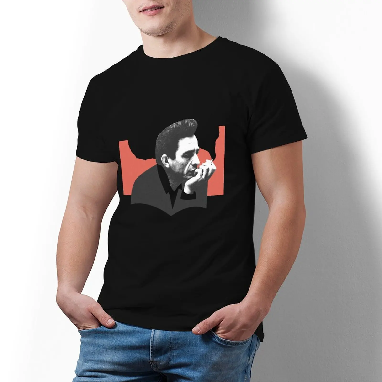 

Футболка мужская с коротким рукавом и графическим принтом, из 100 хлопка