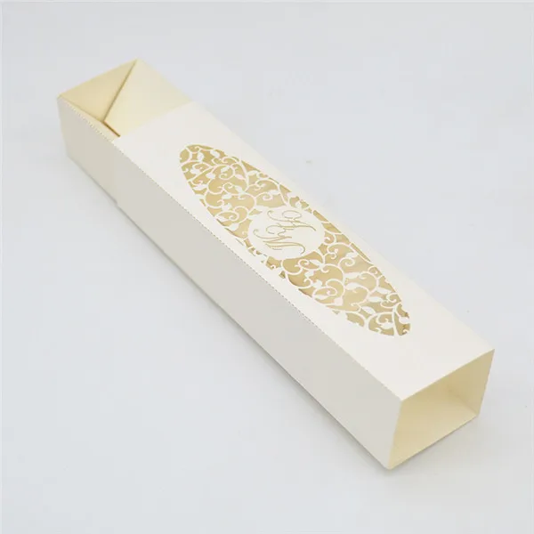 beige pearl Изысканная лазерная резка персонализированные коробки для свадебного приглашения - Цвет: beige pearl