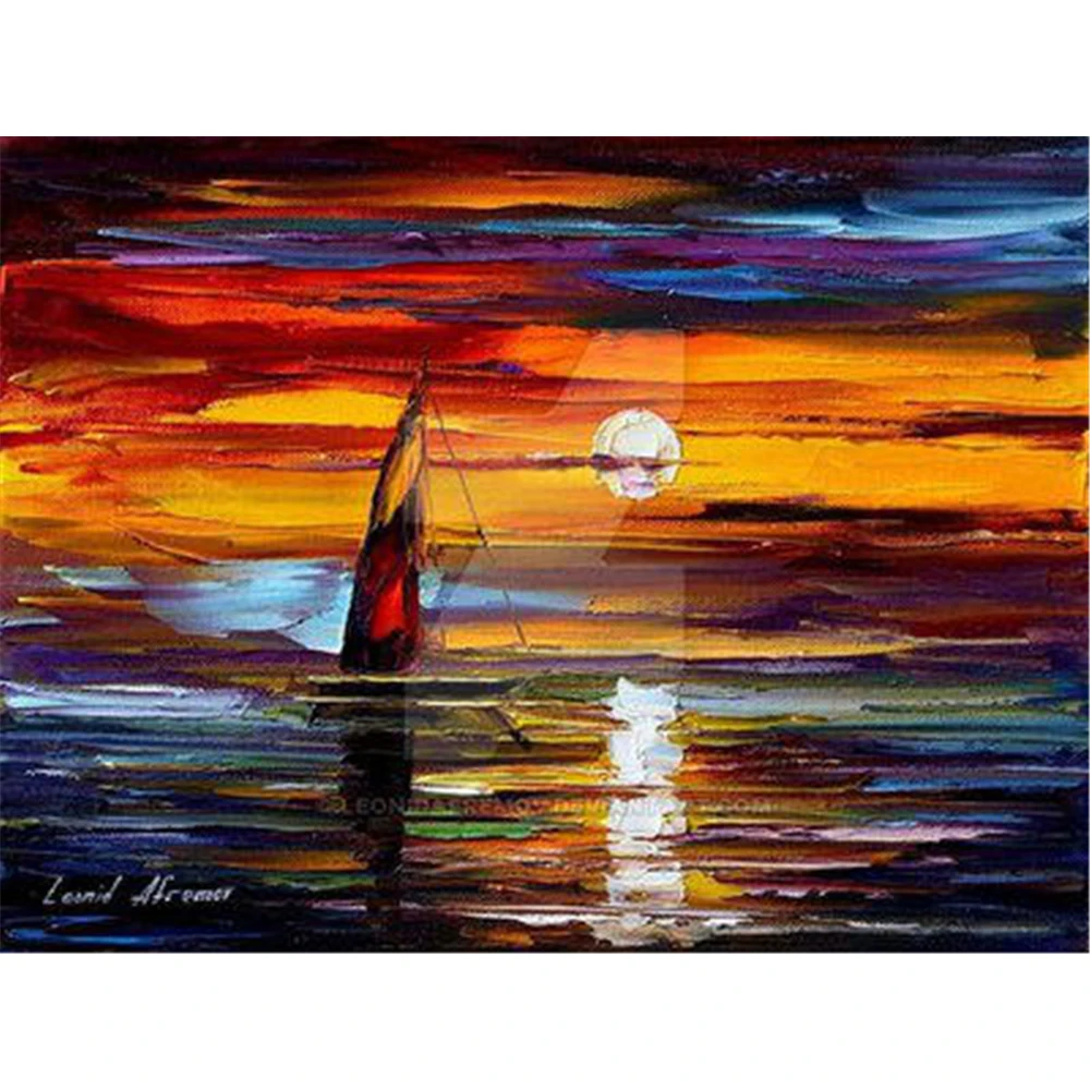 

Набор для алмазной вышивки «Парус с ветром»