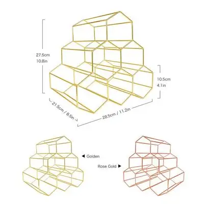 Скандинавская декорация креативная вырезанная кованая стойка для вина
