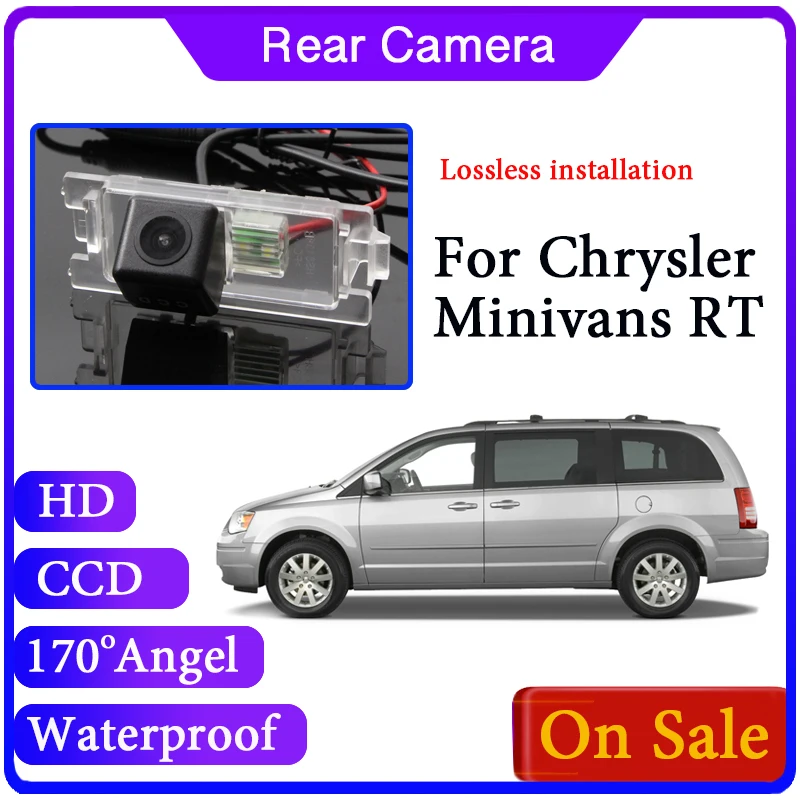 Для камеры заднего вида Chrysler Minivans Grand Voyager City кантри RT 2008 ~ 2020.|Камеры для авто| |