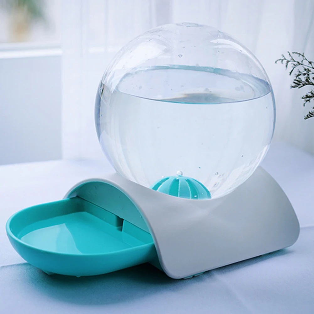 2.8l Pets Dog Cats Automatic Water Feeder Bubble Water Feeder Drinking Bowl transparent Water Dispenser Fountain Bottle For Cats