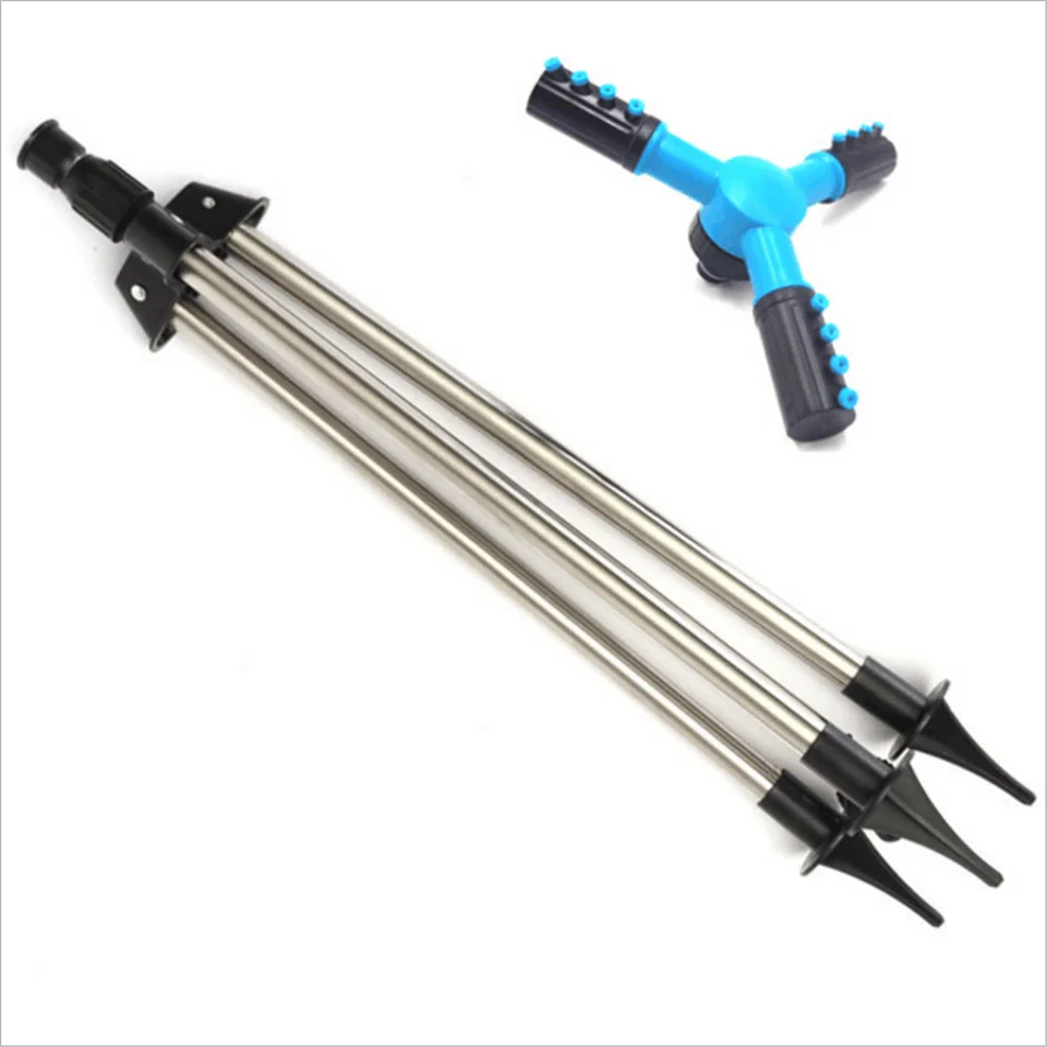 

Tripod Impulse Sprinkler Pulsating Telescopic Watering Lawn Yard and Garden