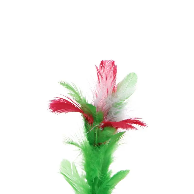 D7YD Забавная детская игрушка в подарок трюк шоу реквизит цветок палочки с перьями