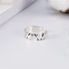 YPAY, винтажные открытые серебряные ювелирные изделия из тайского серебра кольца для мужчин и женщин, 100%, 925 пробы, серебряное кольцо на палец ноги, YMR428